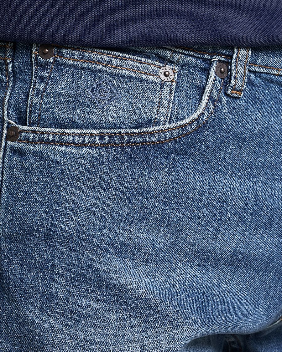 Men | Shorts | GANT | Arley Denim Shorts Light Blue