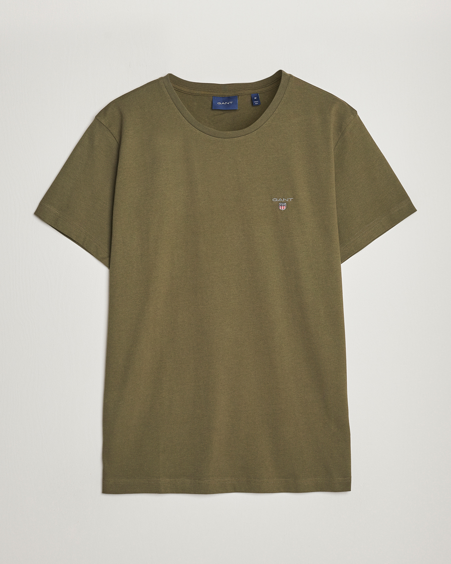 Men | T-Shirts | GANT | The Original T-Shirt Racing Green