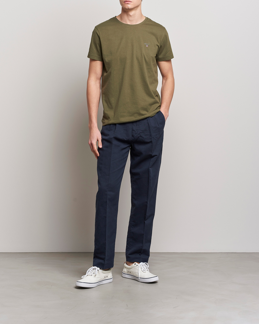 Men | T-Shirts | GANT | The Original T-Shirt Racing Green