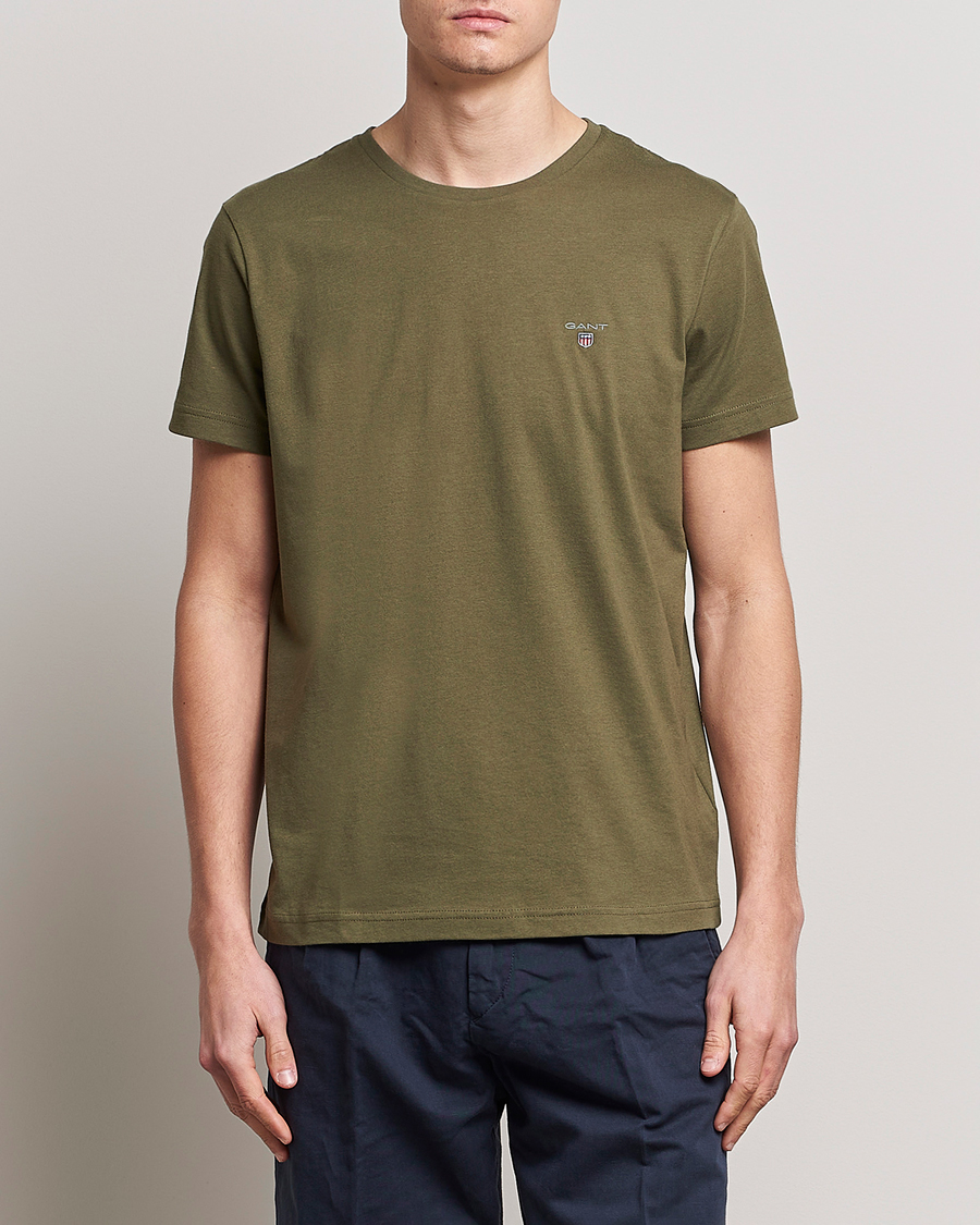 Men | T-Shirts | GANT | The Original T-Shirt Racing Green