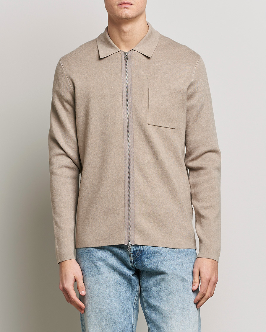 Men | Sweaters & Knitwear | Samsøe & Samsøe | Guna Full Zip Pure Cashmere