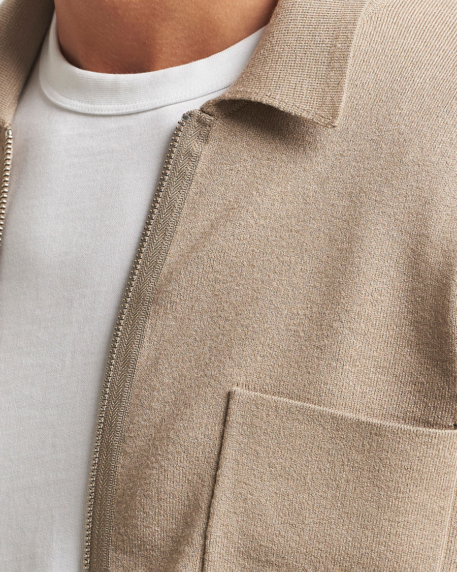 Men | Sweaters & Knitwear | Samsøe Samsøe | Guna Full Zip Pure Cashmere