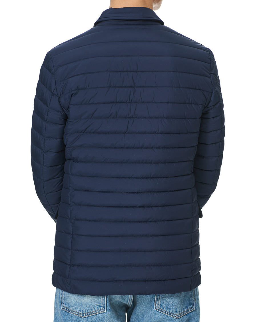 Men | Coats & Jackets | Save The Duck | Kepler Lightweight Matt Padded Blazer Navy Blue