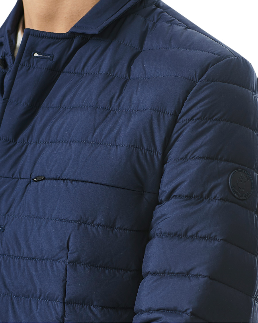 Men | Coats & Jackets | Save The Duck | Kepler Lightweight Matt Padded Blazer Navy Blue