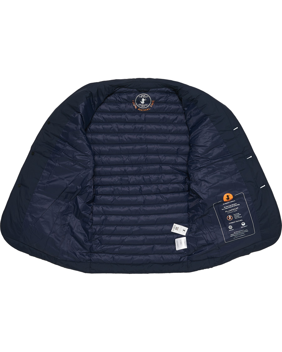 Men | Coats & Jackets | Save The Duck | Kepler Lightweight Matt Padded Blazer Navy Blue