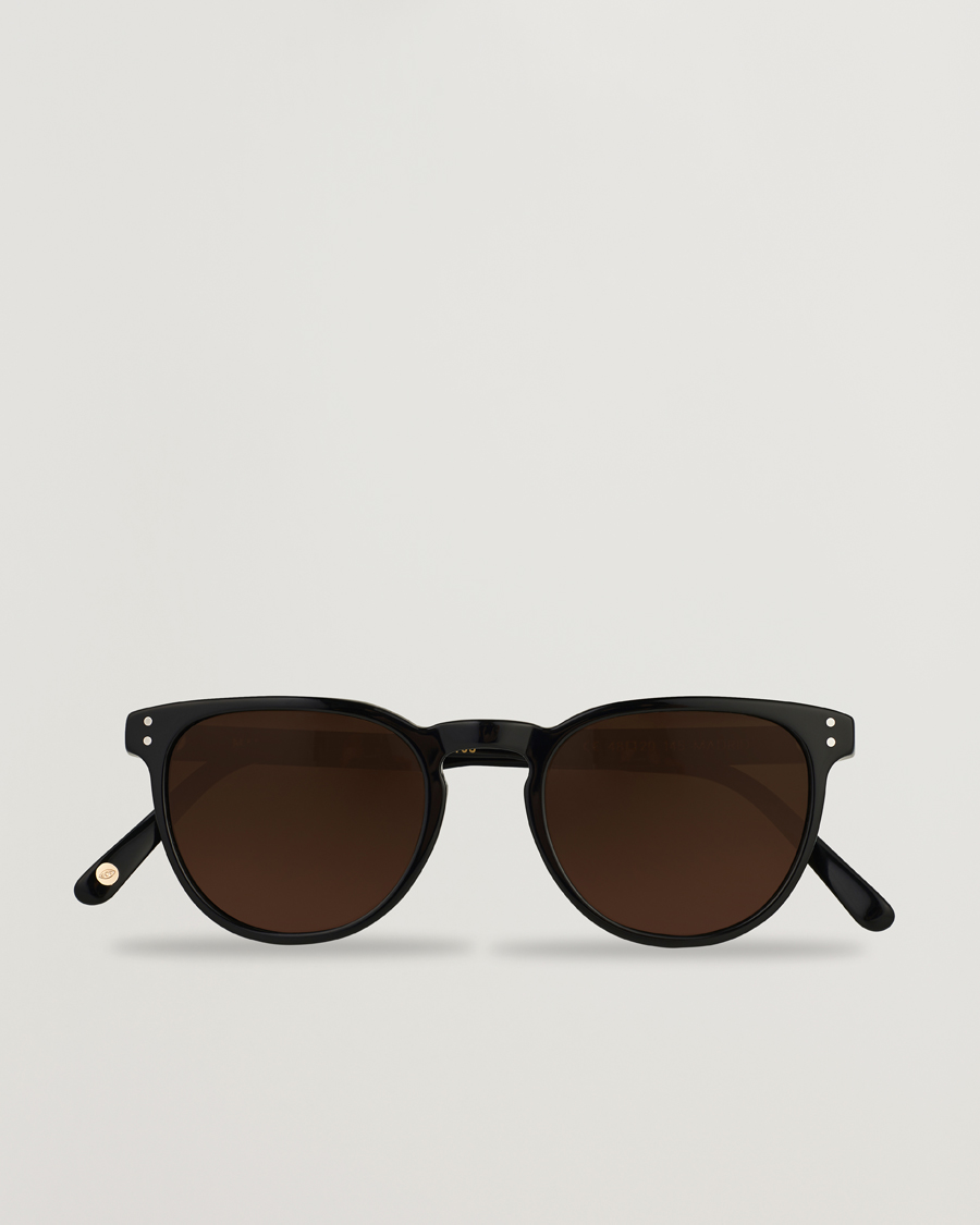 Men | Sunglasses | Nividas Eyewear | Madrid Polarized Sunglasses Shiny Black