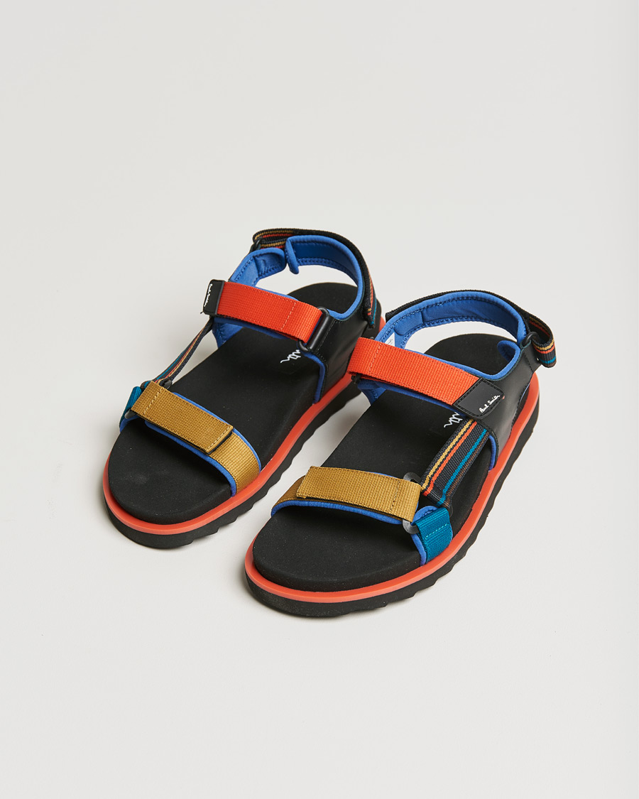 Men | Summer Shoes | Paul Smith | Caliban Multi Sandals Black