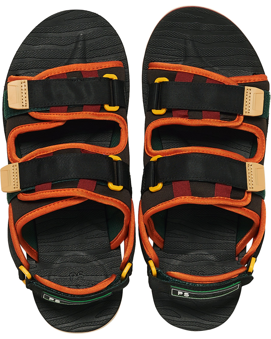 GUESS T-Bar Sandals 'Miry' in Dark Orange | ABOUT YOU