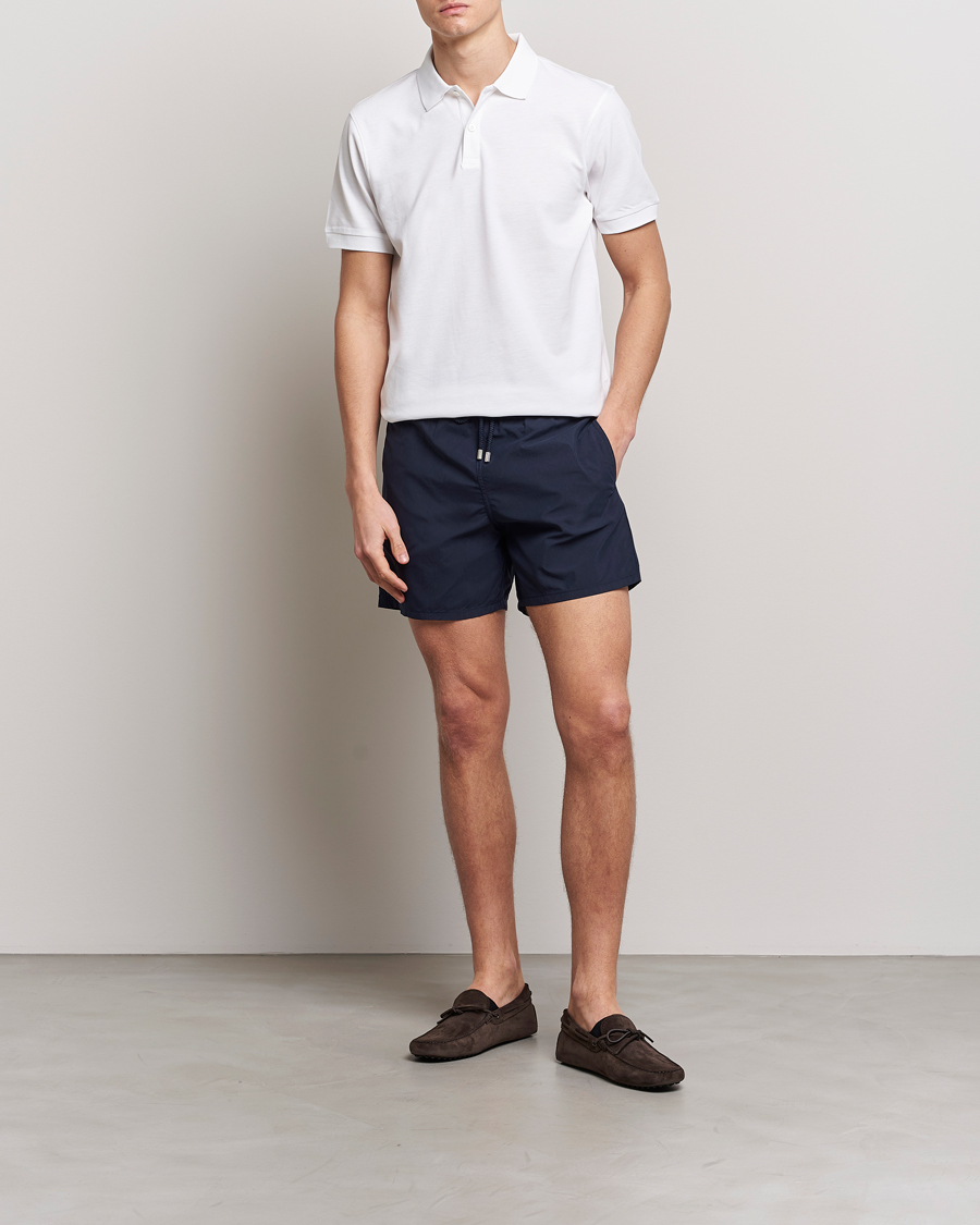 Men | Swimwear | Vilebrequin | Moorea Swimshorts Bleu Marine