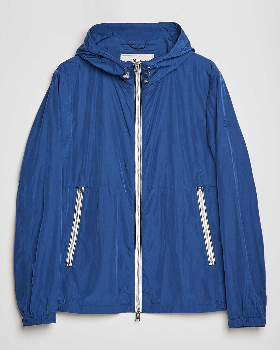 Men | Coats & Jackets | Woolrich | Crinikle Windbreaker Jacket Horizon Navy