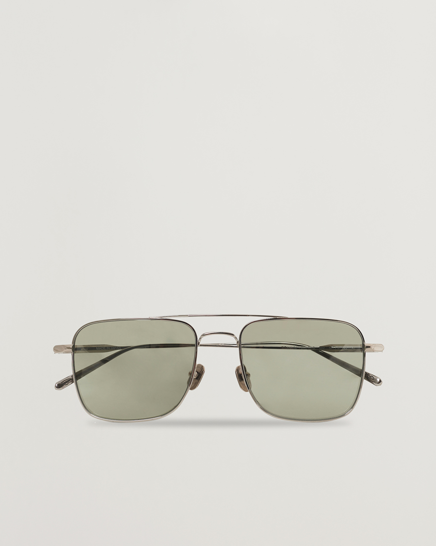 Men | Square Frame Sunglasses | Brioni | BR0101S Sunglasses Silver/Green