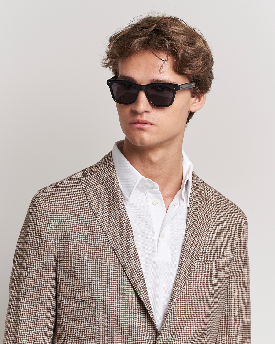 Men | D-frame Sunglasses | Brioni | BR0099S Sunglasses Black/Grey