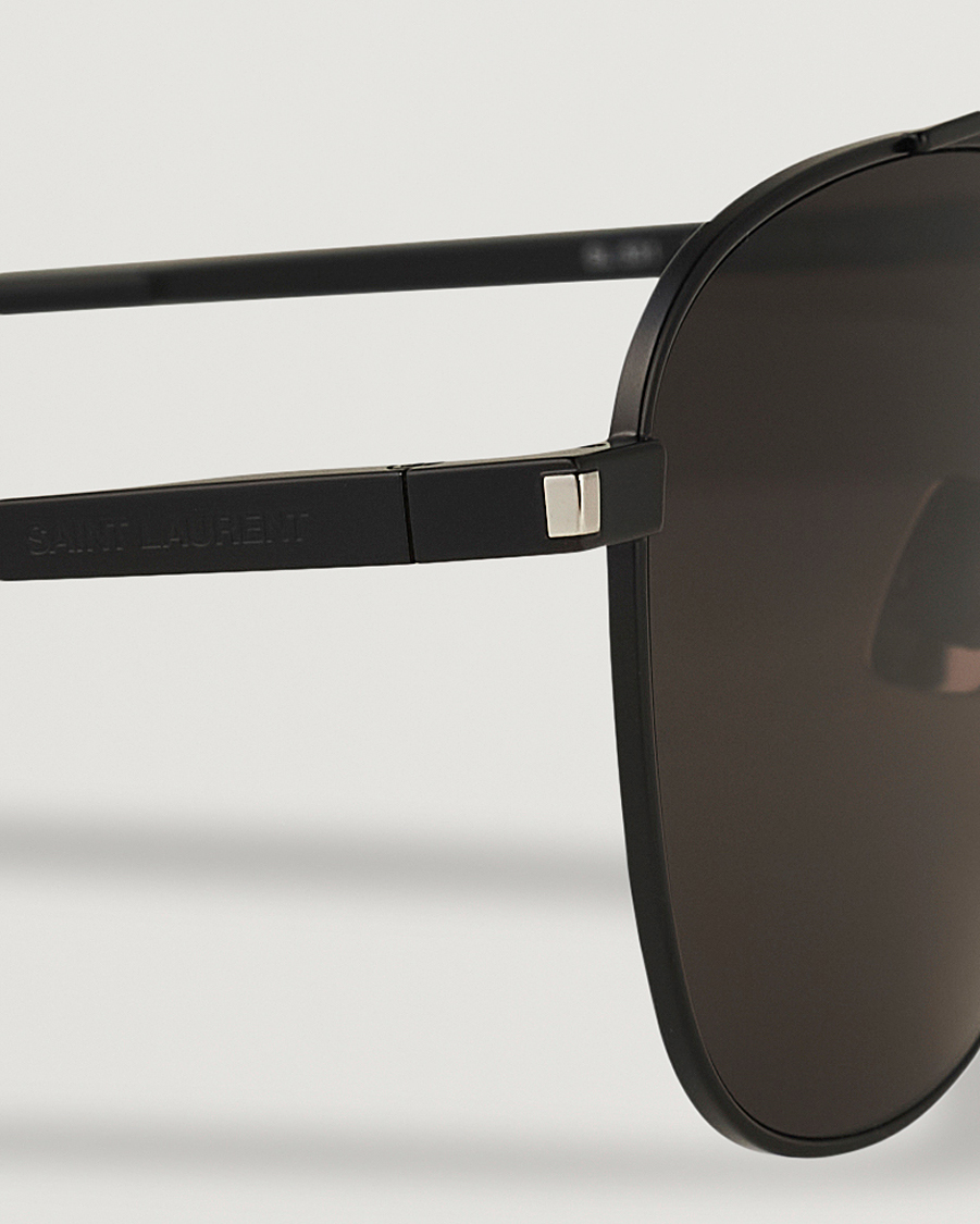 Saint Laurent SL 531 Sunglasses Black/Black at CareOfCarl.com