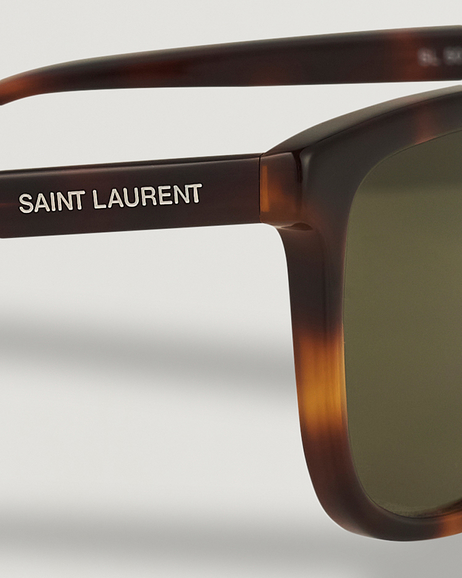 Men | Saint Laurent | Saint Laurent | SL 501 Sunglasses Havana/Green