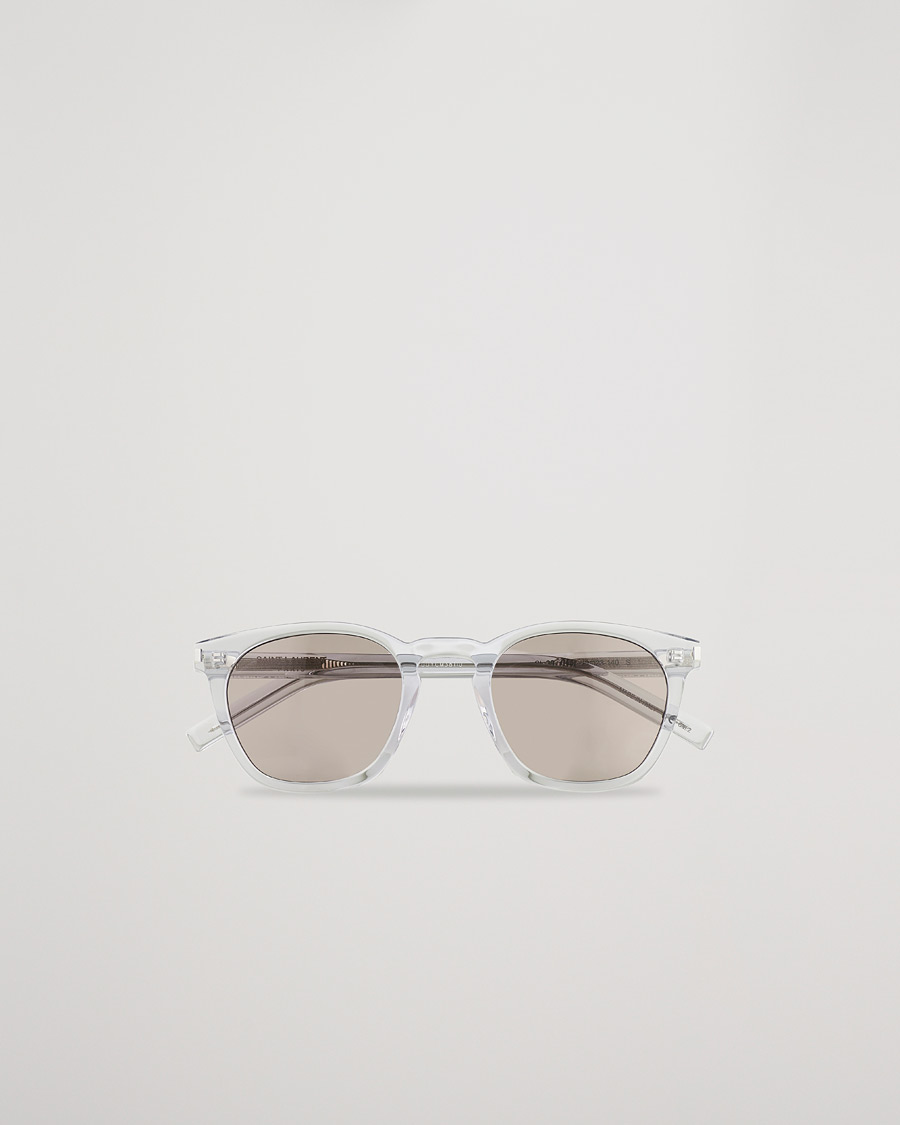 Men |  | Saint Laurent | SL28 Sunglasses Grey/Violet