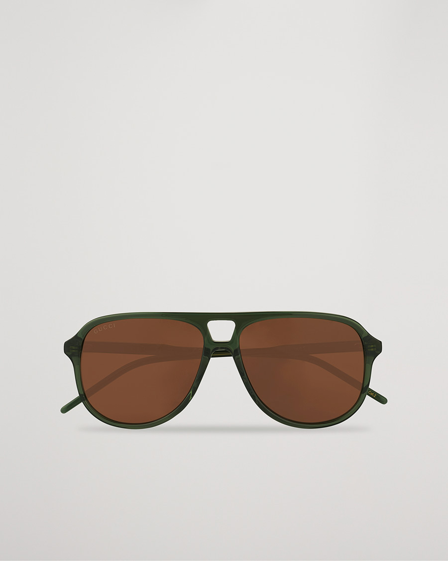 Men | Sunglasses | Gucci | GG1156S Sunglasses Green/Brown