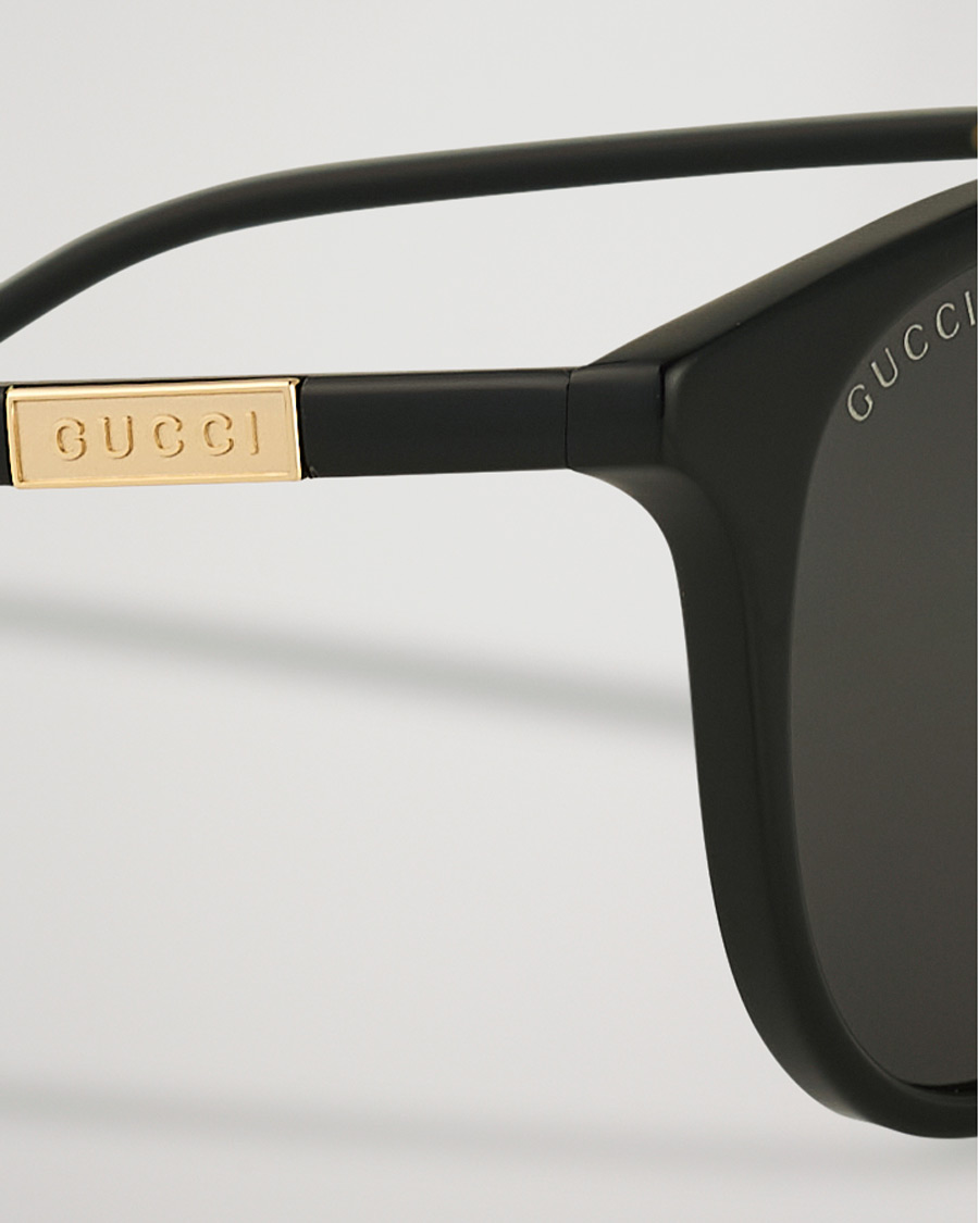 Gucci GG1157S Sunglasses Black/Grey at CareOfCarl.com