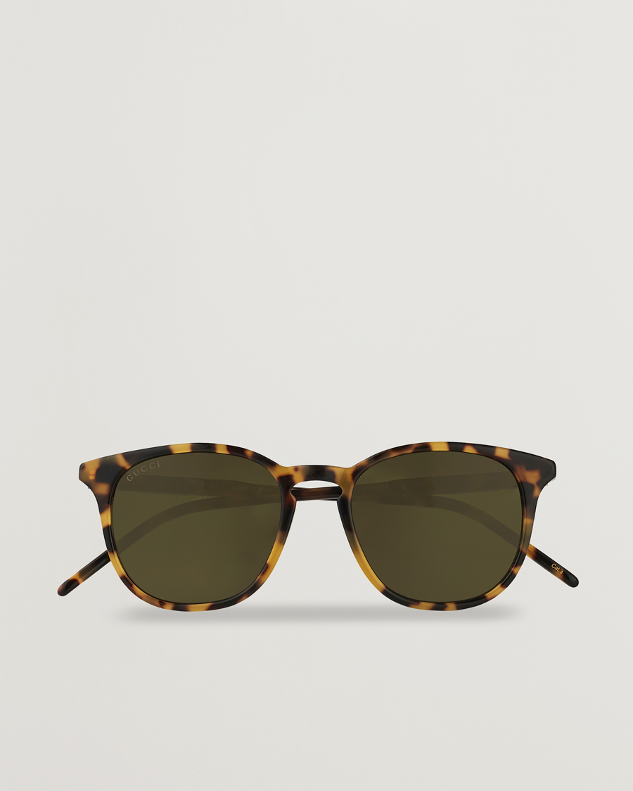 Men | Gucci GG1157S Sunglasses Havana/Green | Gucci | GG1157S Sunglasses Havana/Green