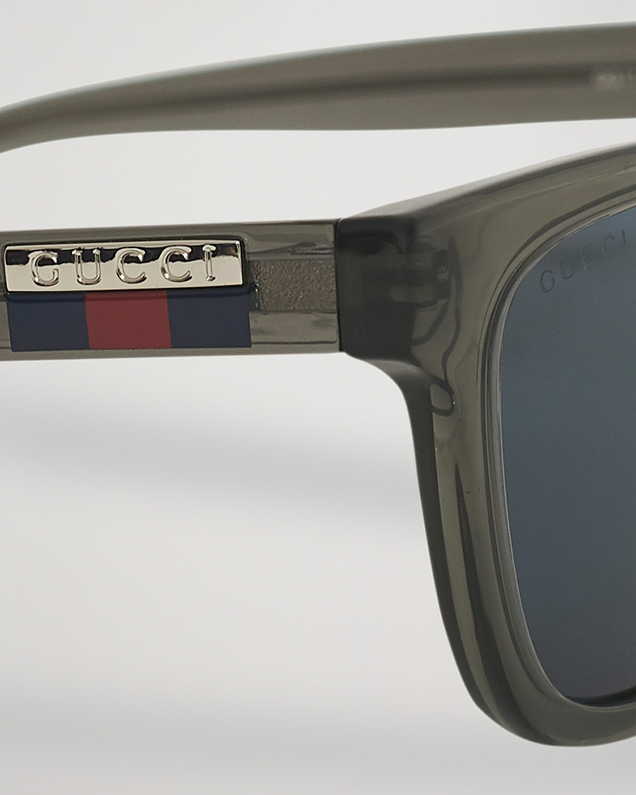 Men | Gucci GG1116S Sunglasses Grey/Blue | Gucci | GG1116S Sunglasses Grey/Blue