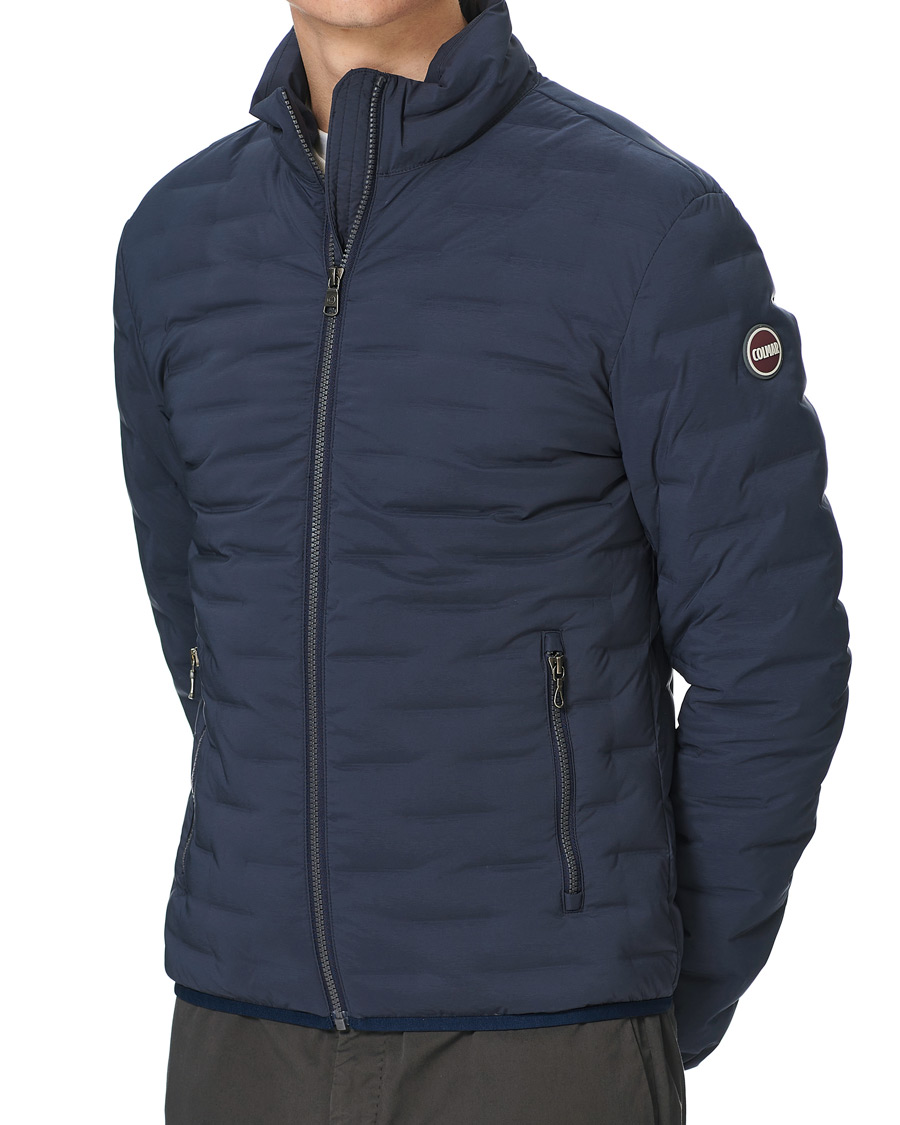 Men | Coats & Jackets | Colmar | Lightweight Square Down Jacket Navy