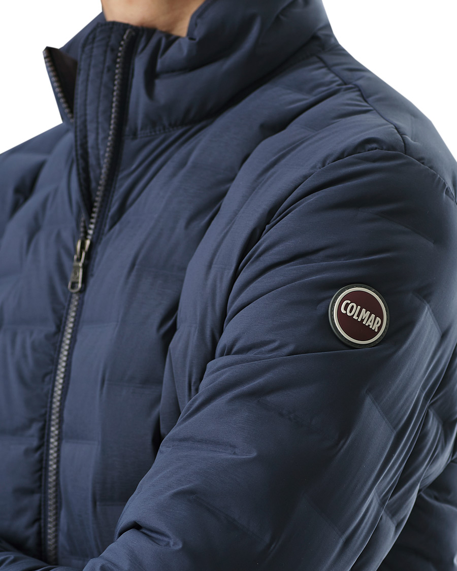 Men | Coats & Jackets | Colmar | Lightweight Square Down Jacket Navy