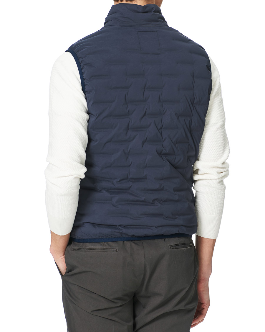Men | Coats & Jackets | Colmar | Lightweight Square Vest Navy