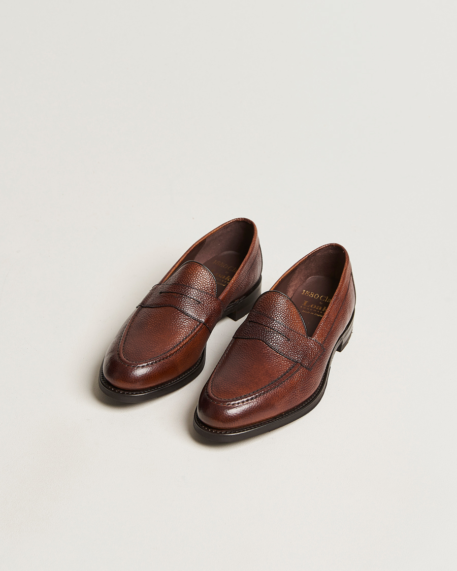 Men | Handmade Shoes | Loake 1880 | Grant Shadow Sole Rosewood Grain