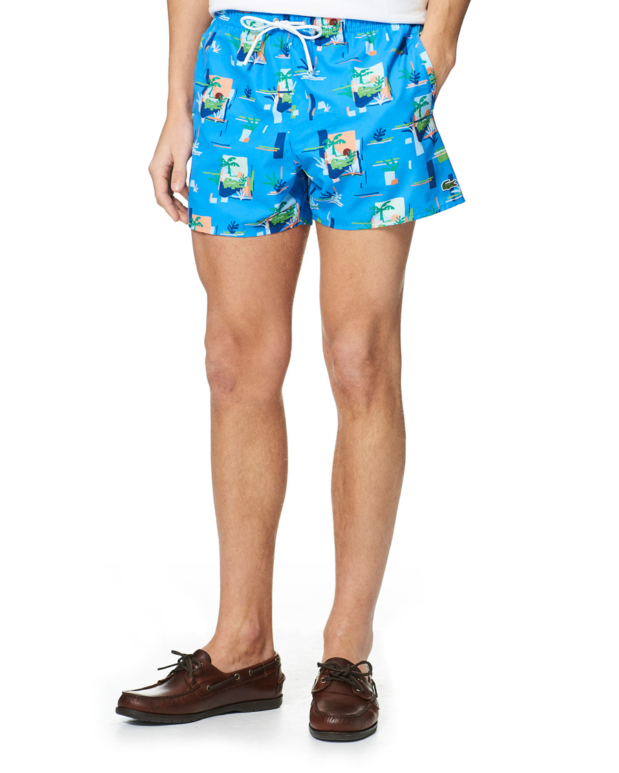 Men | Swimwear | Lacoste | Print Light Swimming Trunks Etehereal