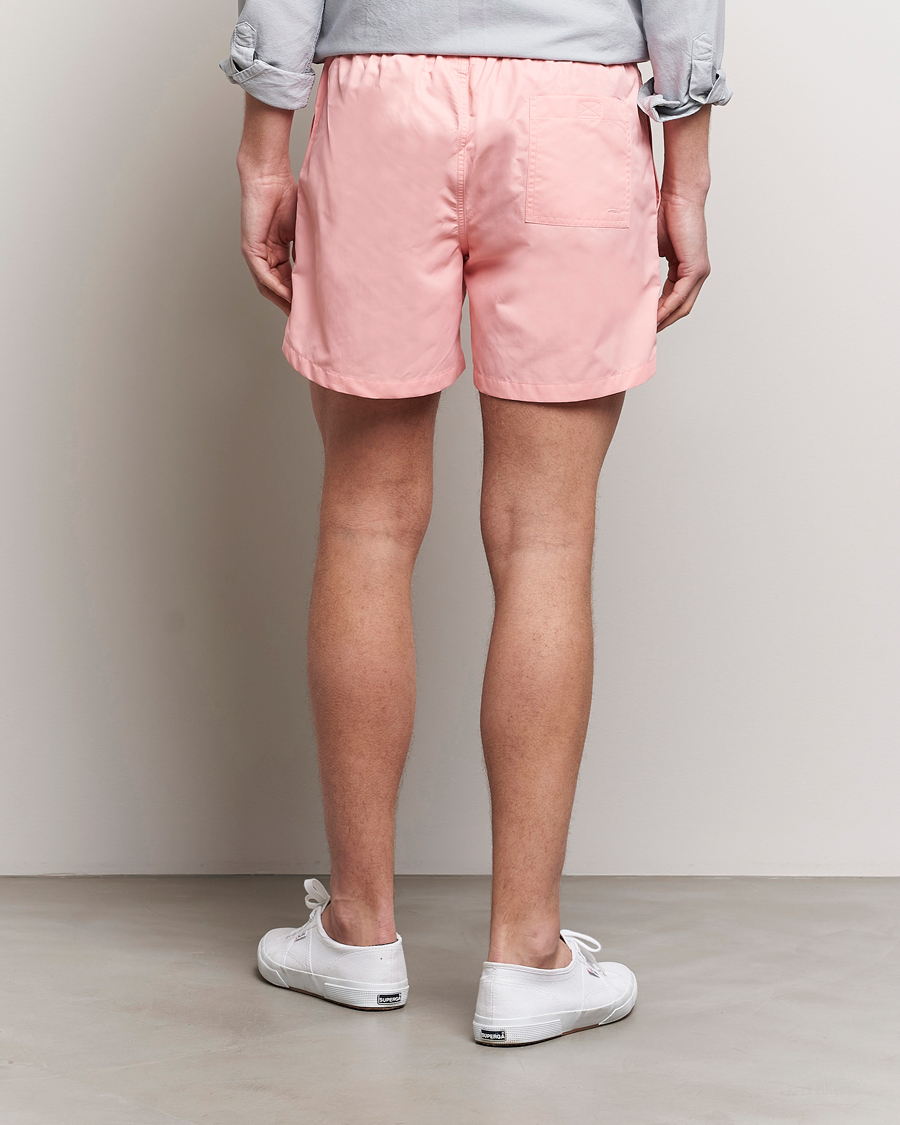 Men | Swimwear | Colorful Standard | Classic Organic Swim Shorts Bright Coral