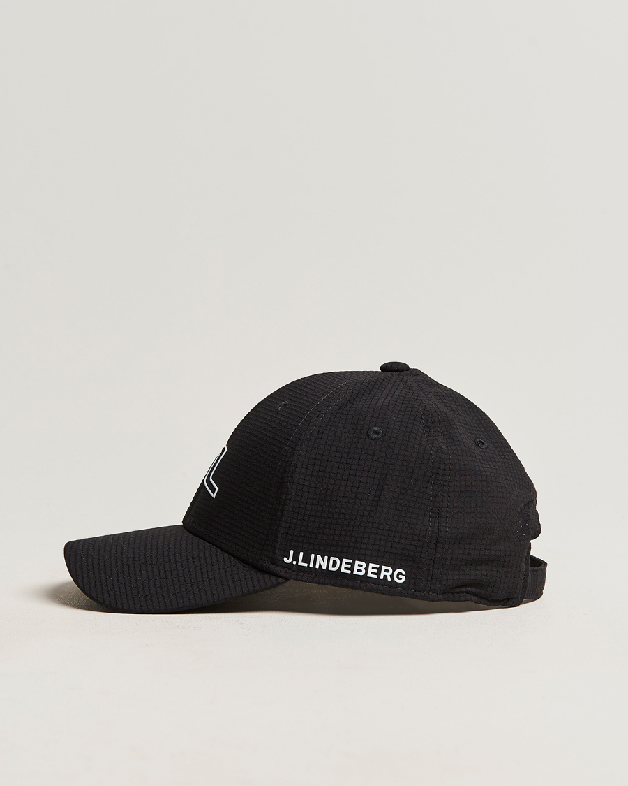 Men | Hats & Caps | J.Lindeberg | Caden Golf Cap Black