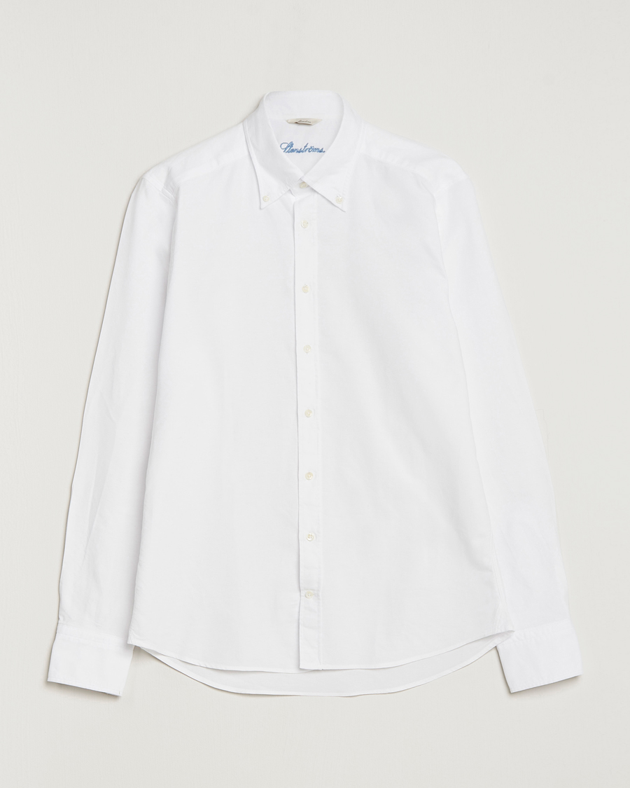 Men | Shirts | Stenströms | Slimline Oxford Shirt White