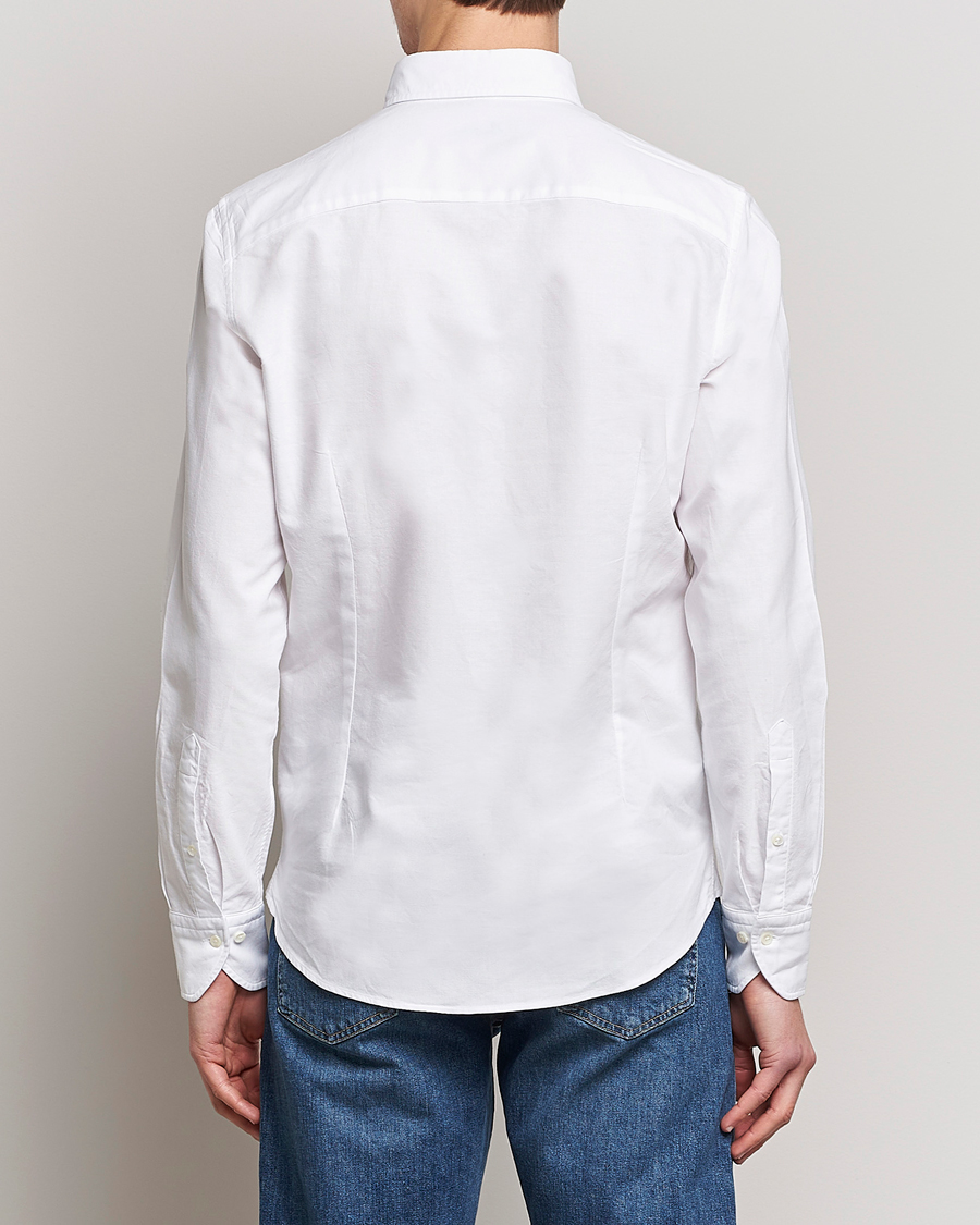 Men | Shirts | Stenströms | Slimline Oxford Shirt White