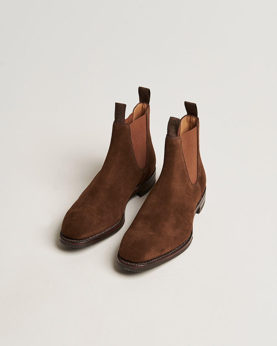 Men | Suede shoes | Loake 1880 | Chatsworth Chelsea Boot Tobacco Suede