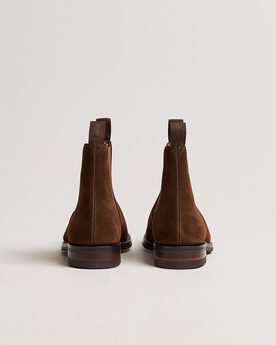 Men | Boots | Loake 1880 | Chatsworth Chelsea Boot Tobacco Suede