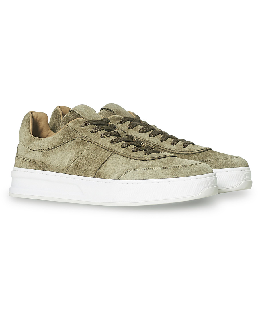 Men | Tod's Cassetta Alta Sneaker Taupe Suede | Tod's | Cassetta Alta Sneaker Taupe Suede