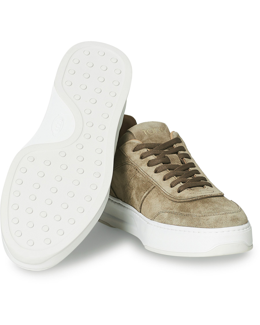 Men | Tod's Cassetta Alta Sneaker Taupe Suede | Tod's | Cassetta Alta Sneaker Taupe Suede