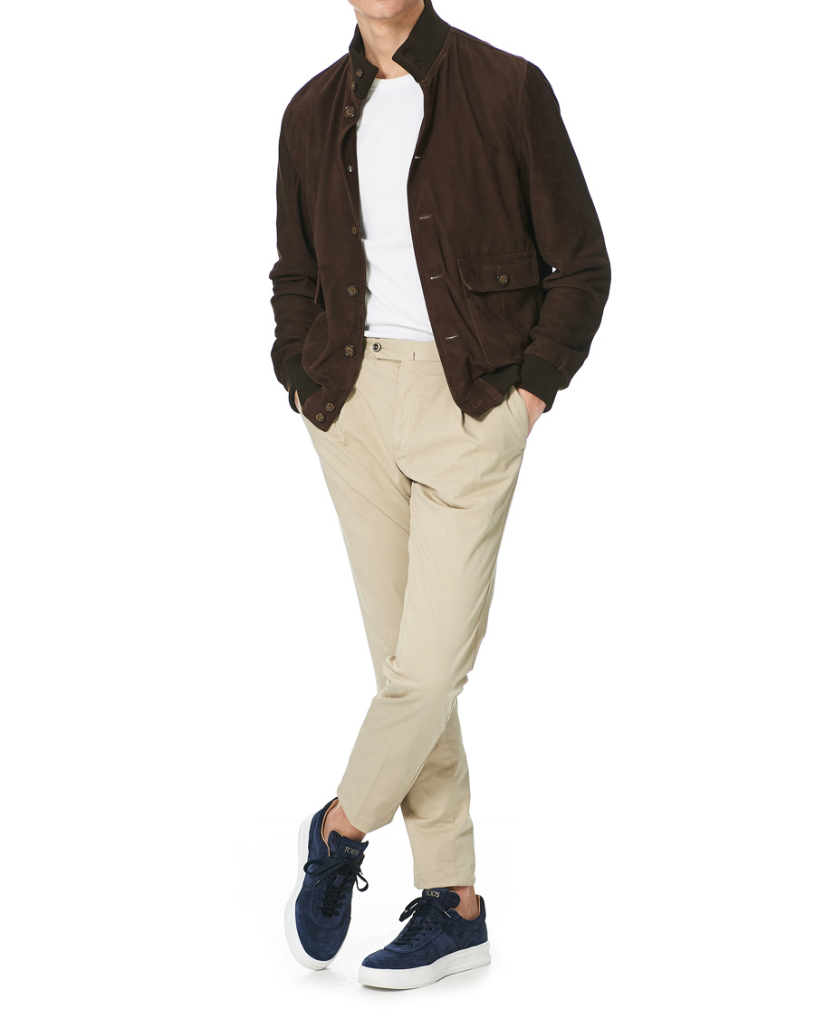 Men | Tod's Cassetta Alta Sneaker Navy Suede | Tod's | Cassetta Alta Sneaker Navy Suede