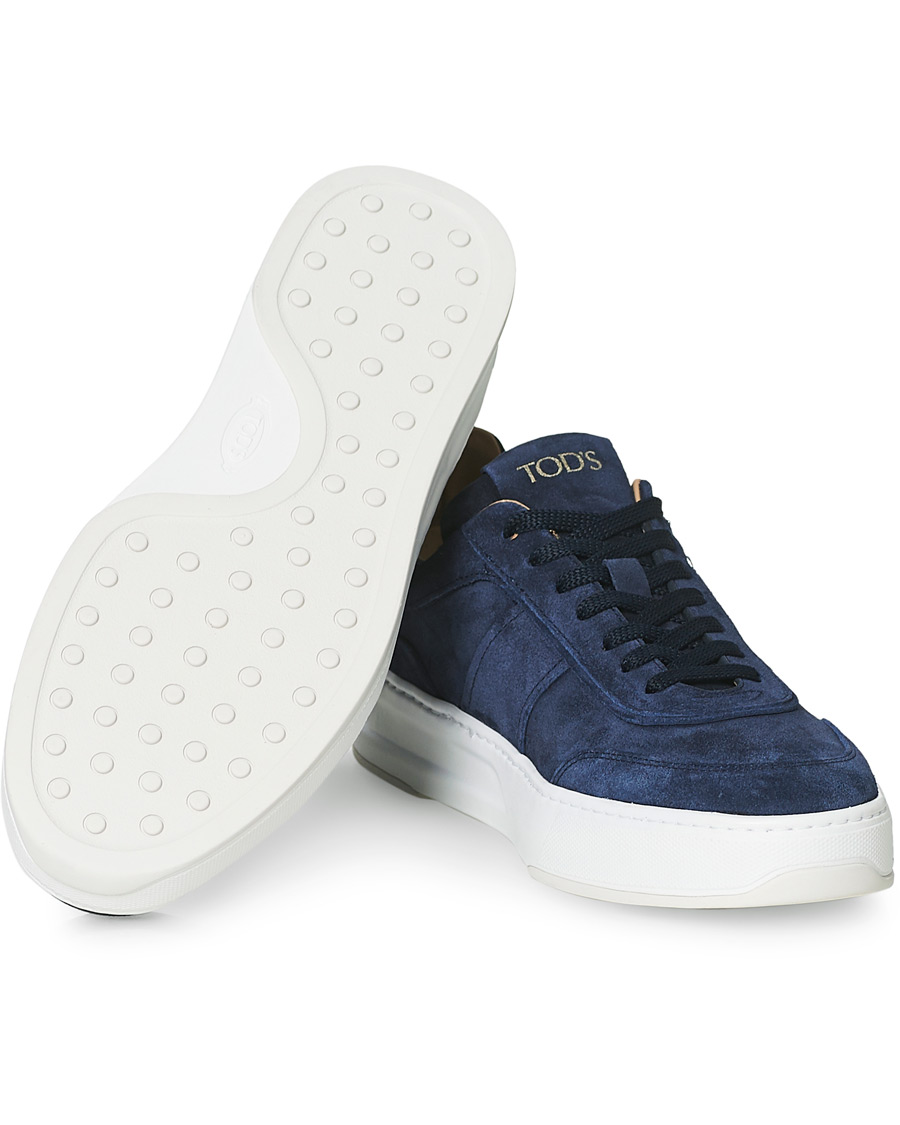 Men | Tod's Cassetta Alta Sneaker Navy Suede | Tod's | Cassetta Alta Sneaker Navy Suede