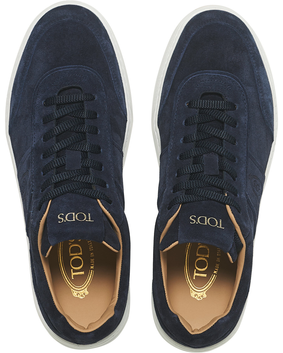 Men | Tod's Cassetta Alta Sneaker Navy Suede | Tod's | Cassetta Alta Sneaker Navy Suede