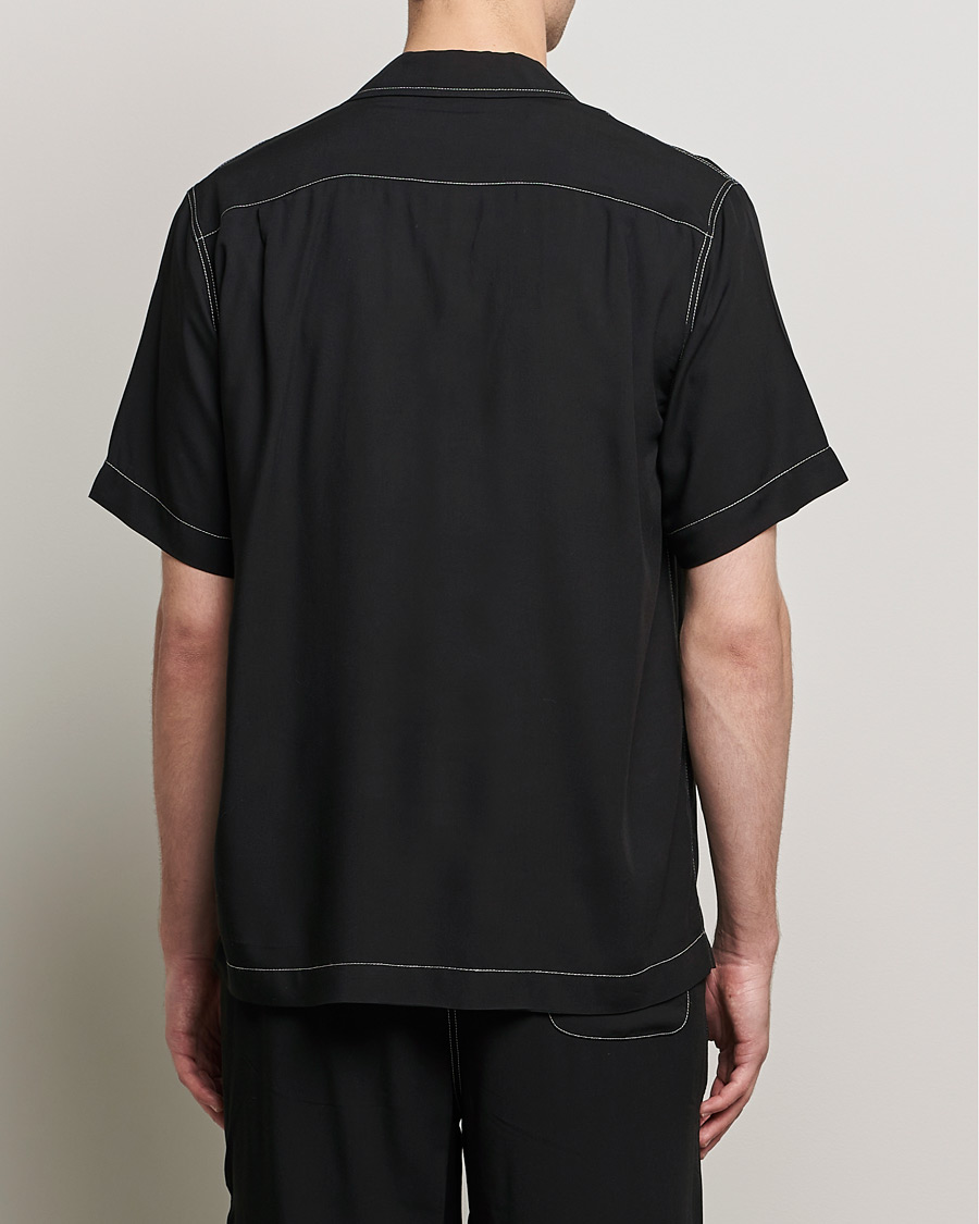 Men | Shirts | CDLP | Short Sleeve Pool Shirt Black