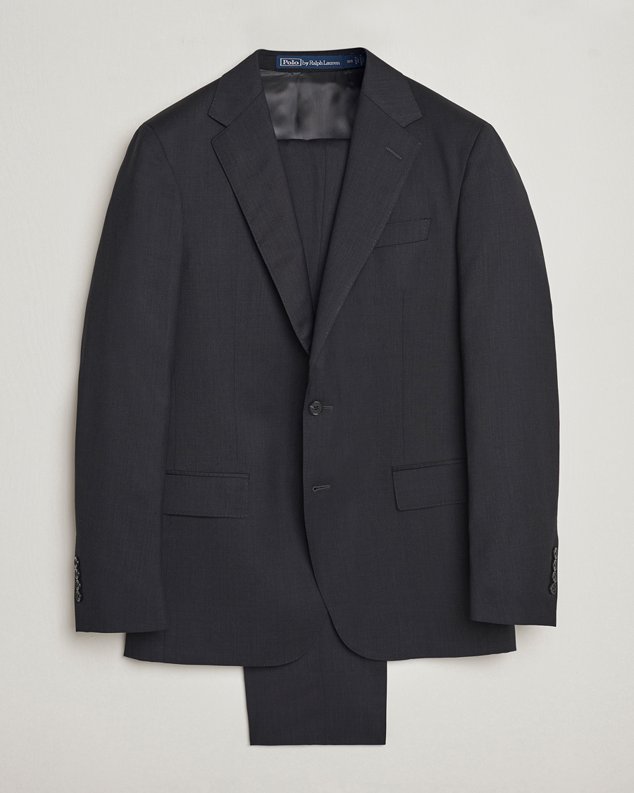 Men | Suits | Polo Ralph Lauren | Classic Wool Twill Suit Charcoal