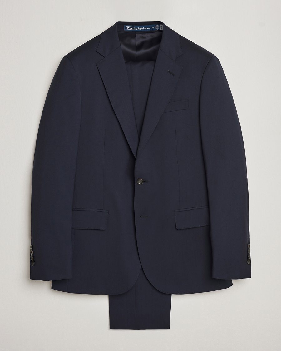Men | Dark Suit | Polo Ralph Lauren | Classic Wool Twill Suit Classic Navy