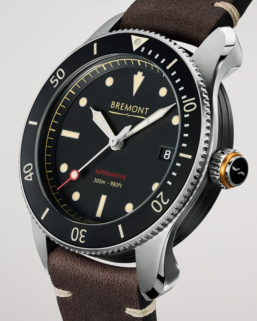 Men | Bremont S301 Supermarine 40mm Black Dial | Bremont | S301 Supermarine 40mm Black Dial