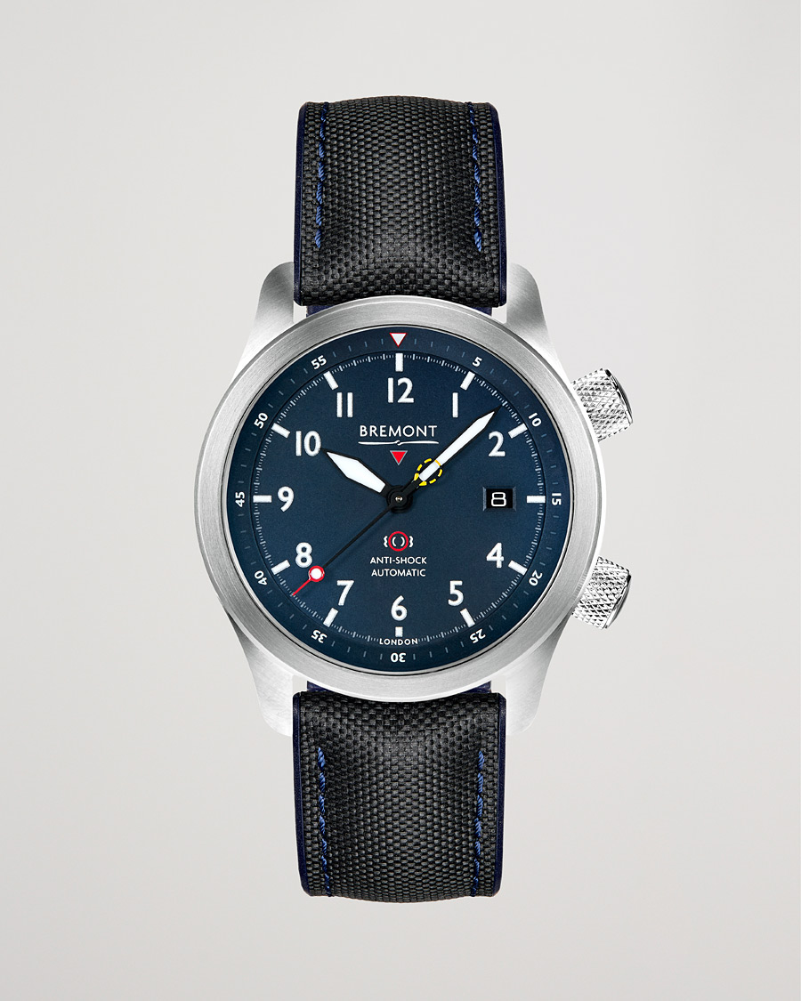 Men | Watches | Bremont | MBII Pilot Watch 43mm Blue Dial