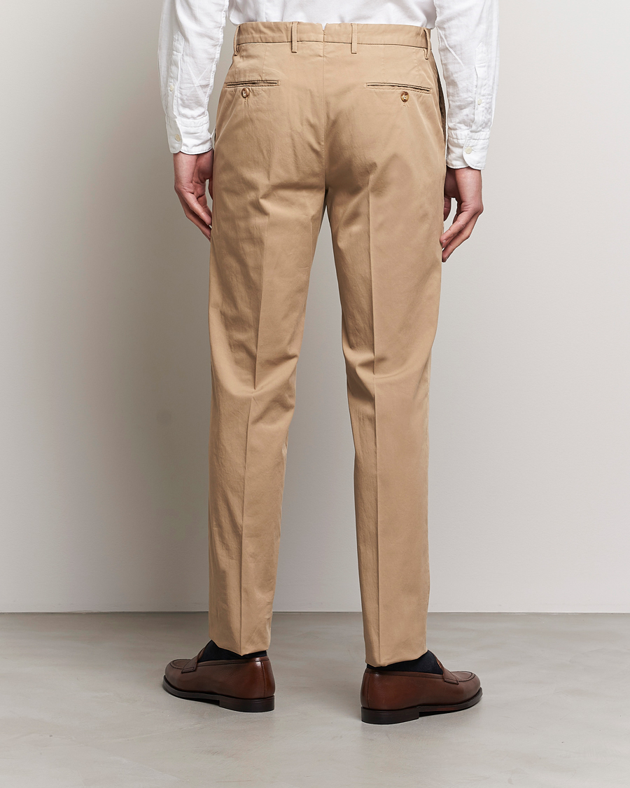 Men | Trousers | Incotex | Regular Fit Comfort Chinos Beige