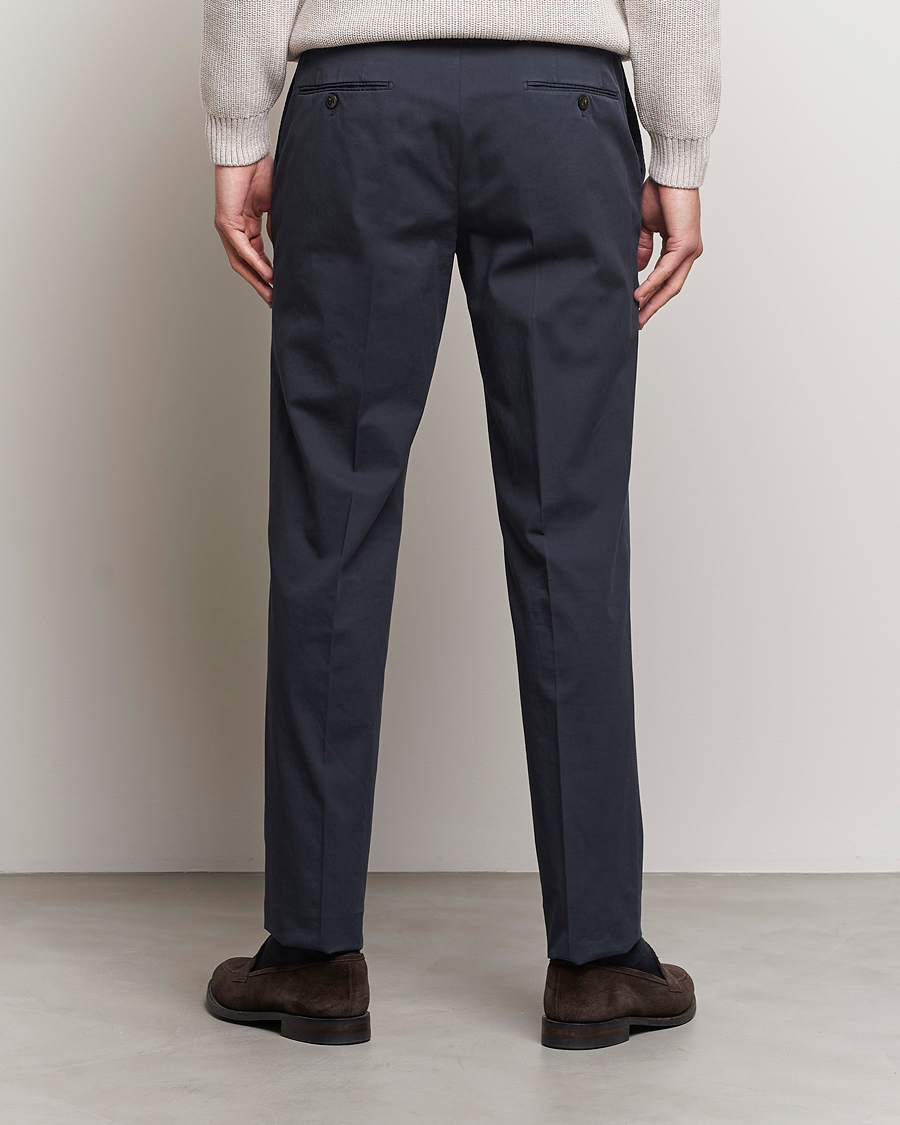 Men | Trousers | Incotex | Regular Fit Comfort Chinos Navy