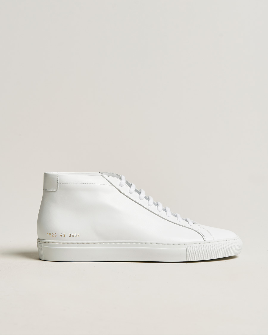 Men | Common Projects Original Achilles Leather High Sneaker White | Common Projects | Original Achilles Leather High Sneaker White