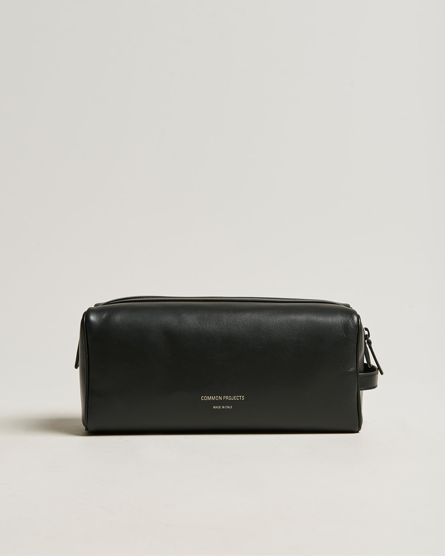 Men | Wash Bags | Common Projects | Nappa Leather Toiletry Bag Black