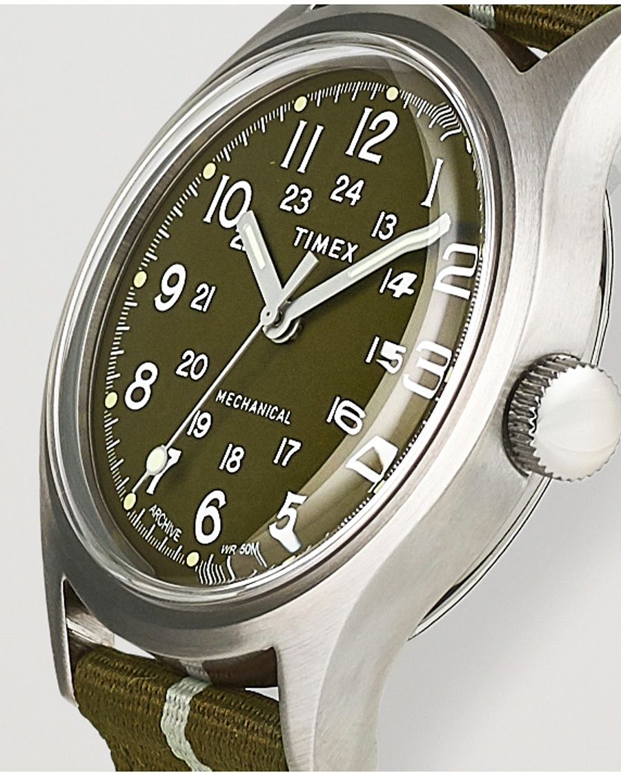Men | Timex MK1 Mechanical Watch 36mm Green | Timex | MK1 Mechanical Watch 36mm Green