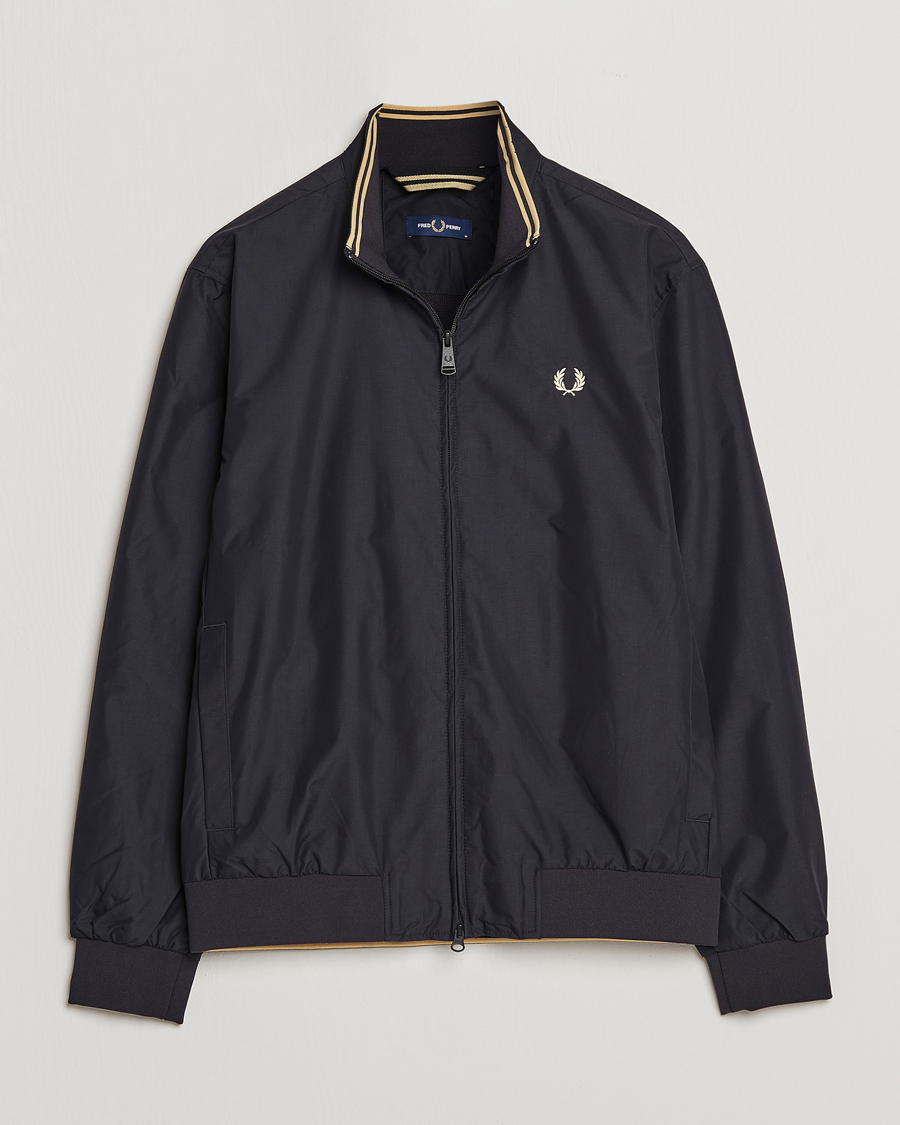 Men | Casual Jackets | Fred Perry | Brentham Jacket Black